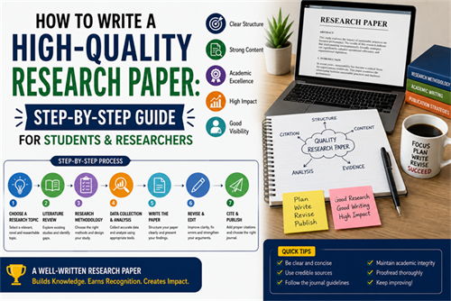 How to Write a High-Quality Research Paper: Step-by-Step Guide for Students & Researchers