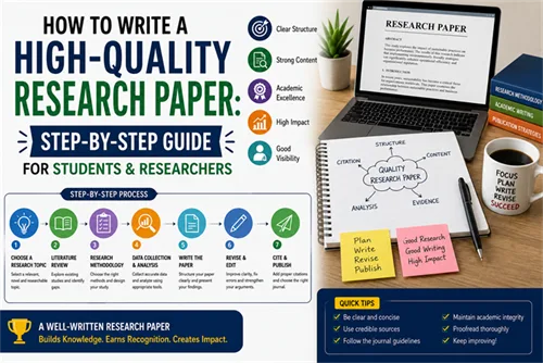 How to Write a High-Quality Research Paper: Step-by-Step Guide for Students & Researchers