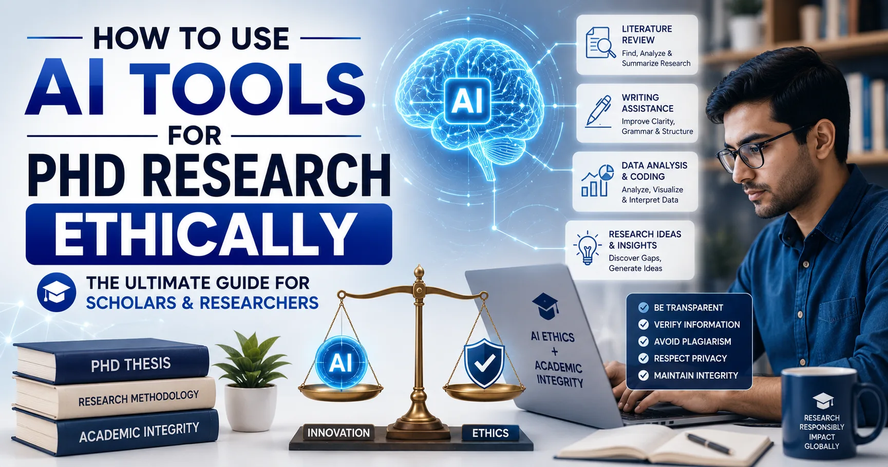 How to Use AI Tools for PhD Research Ethically: The Ultimate Guide for Scholars